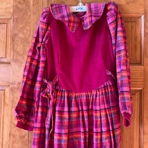 Cordoroy and flannel dress